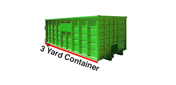 3 Yard Dumpster Rental Monroe County, MI